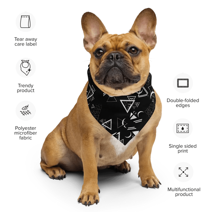 Luphoric Patterned Bandana Black product image (6)