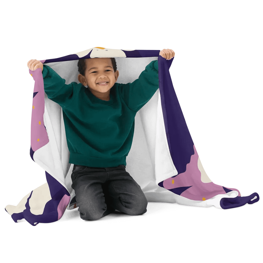 Violet & Golden Flowers Blanket product image (11)