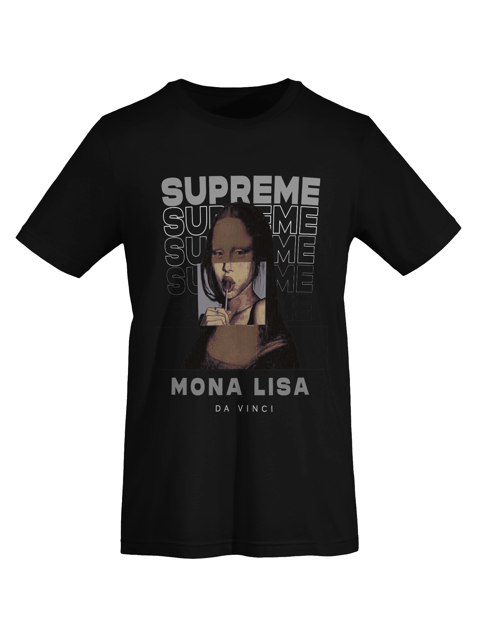 Street Art Mona Lisa Graphic Tee product image (7)