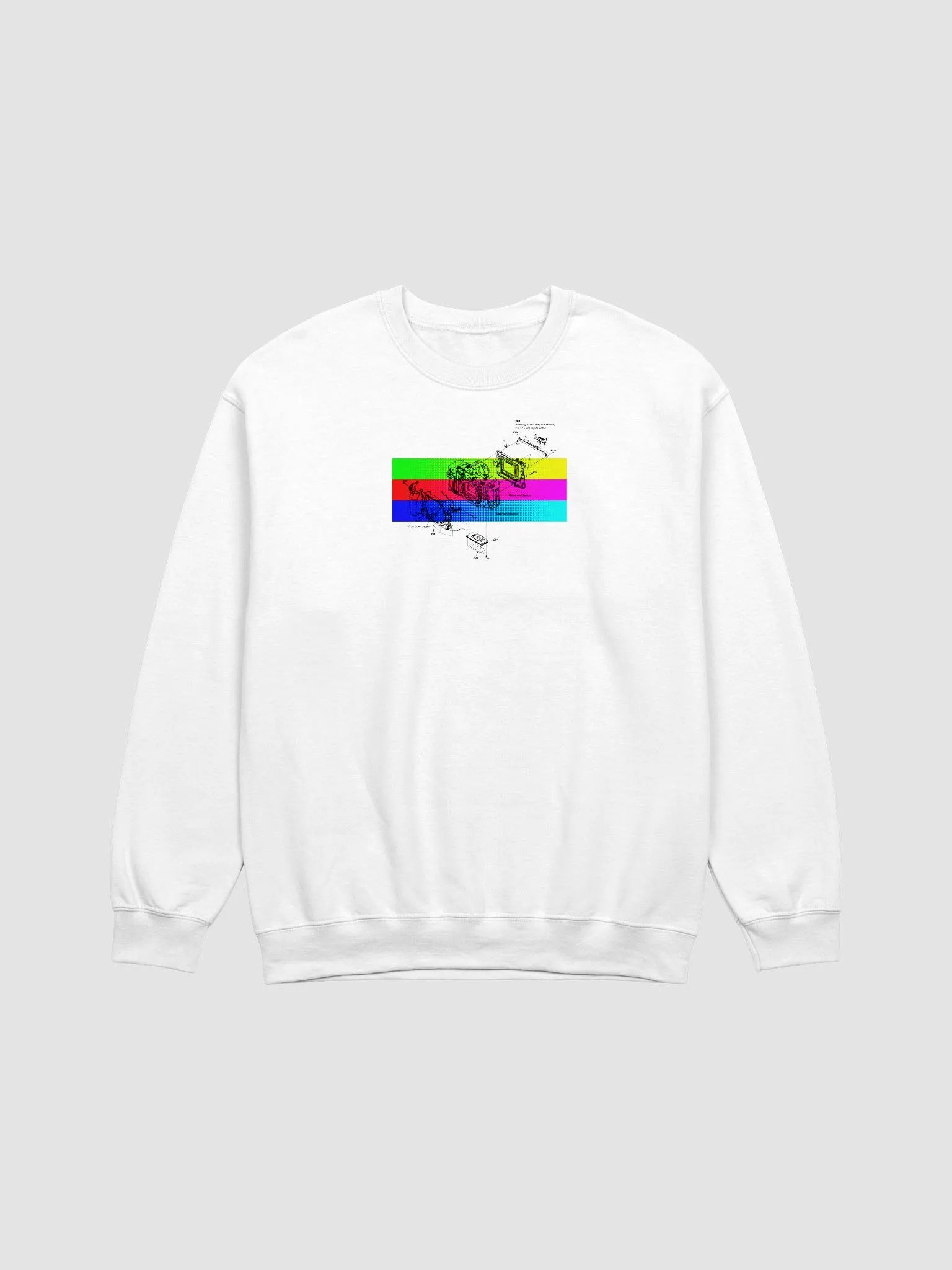 DSLR Diagram RGB to CMYK Sweatshirt product image (1)