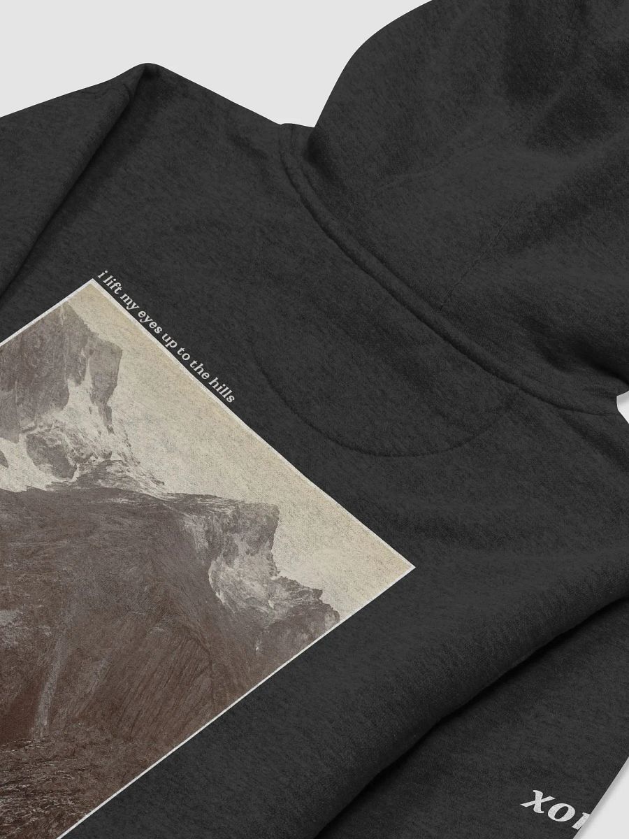 PS121 Mountains Hoodie Black (back) product image (4)