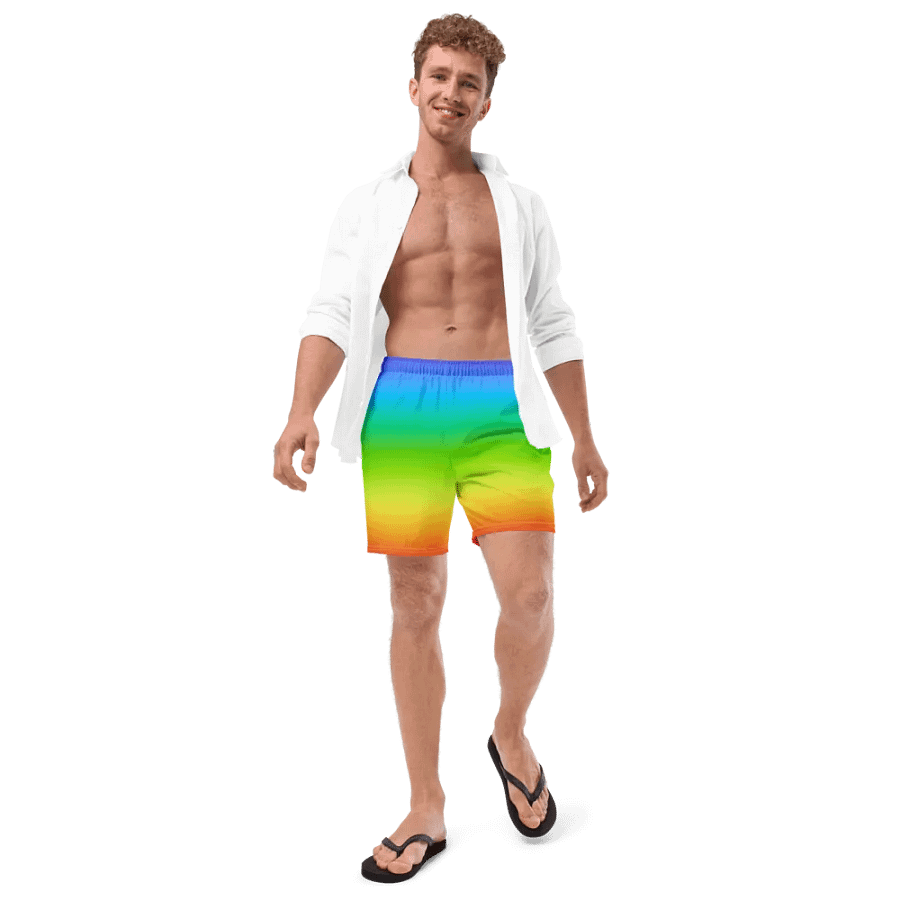 Rainbow Swim Trunks product image (11)