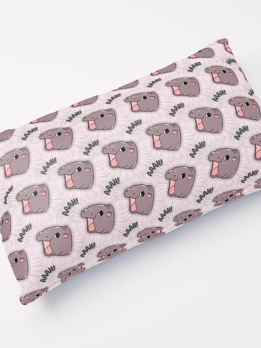 MOODENG'S LIGHT PINK AAAH! PILLOW! product image (5)