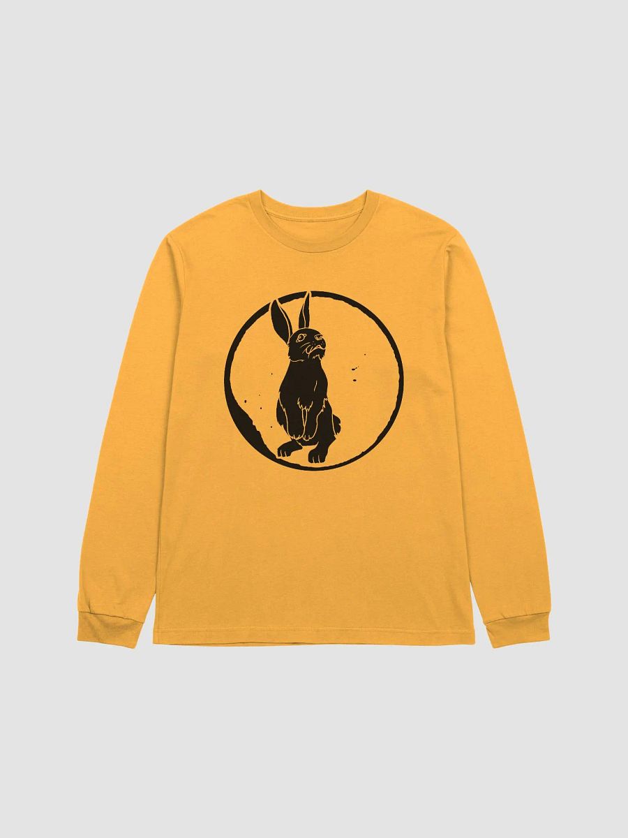 Supersoft Long Sleeve T-Shirt - HARE 0001 - BLACK product image (1)
