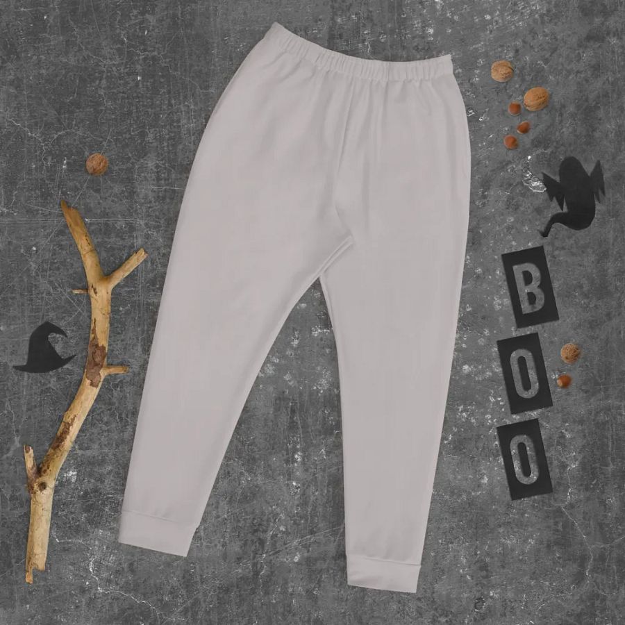 Plain Gray True Summer Recycled Polyester Premium Men's Joggers by Treasure Pie product image (9)