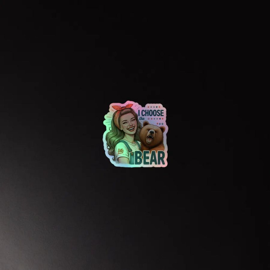 I Choose The Bear Sticker product image (4)