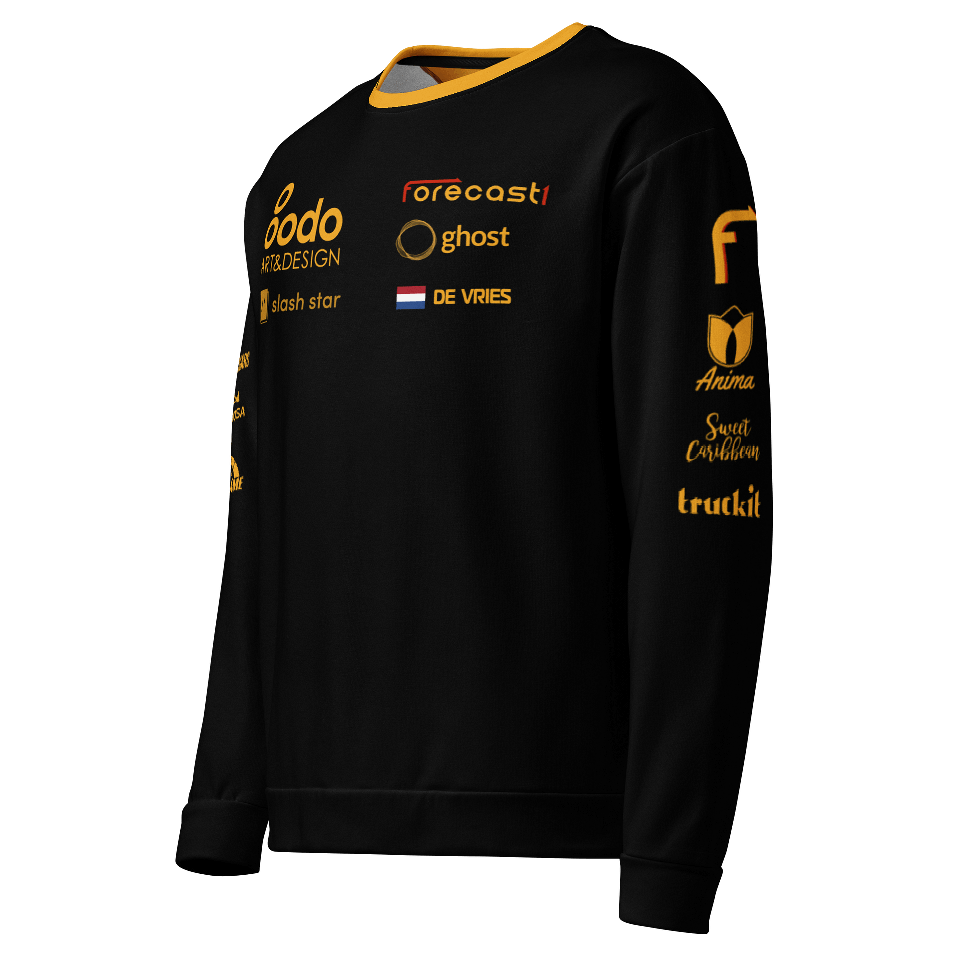 De Vries - Black Sweater Personalized product image (3)