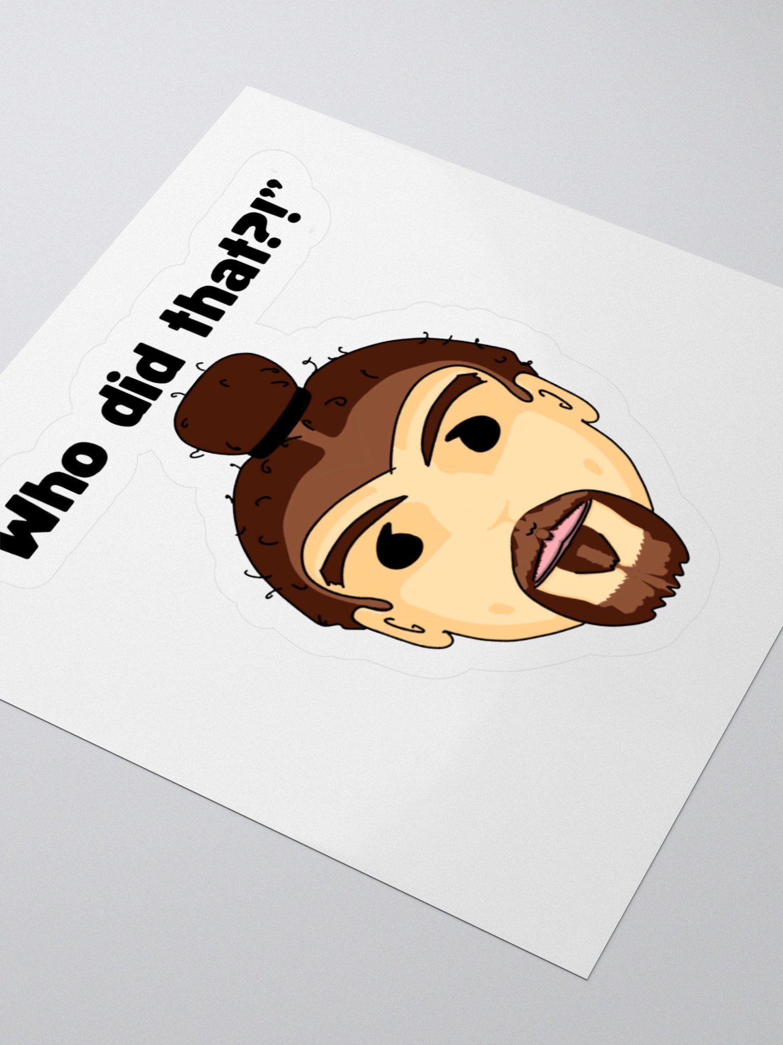 Who did that? WookRook Chibi Sticker product image (3)