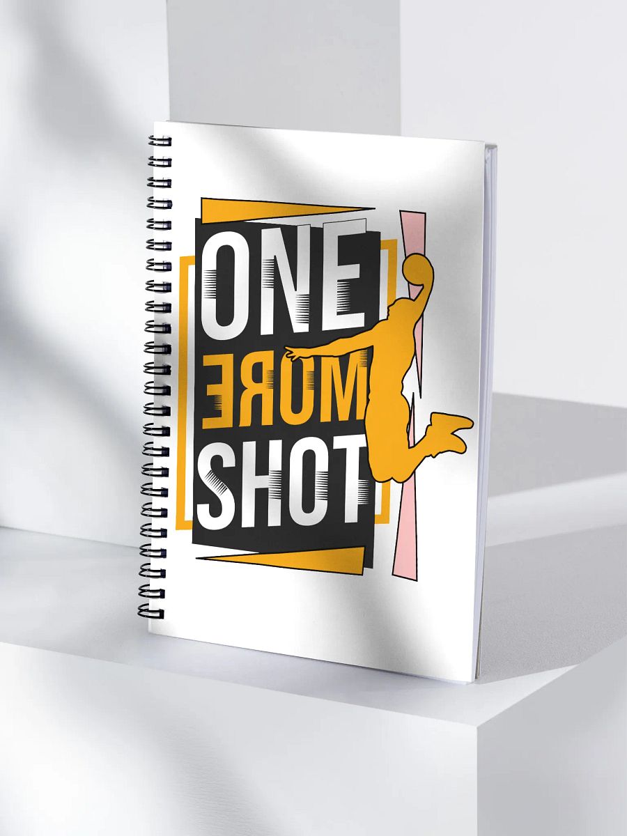 One More Shot Basketball Male Spiral Notebook product image (3)