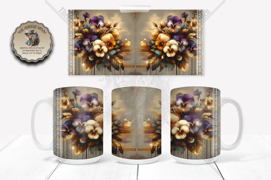 Pansies MUG DESIGN product image (2)