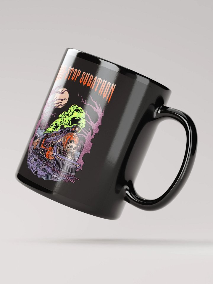 Non-Stop Subathon Black Glossy Mug product image (2)