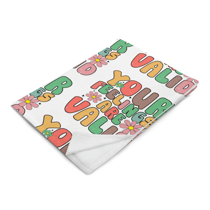 Your Feelings Are Valid Blanket product image (2)
