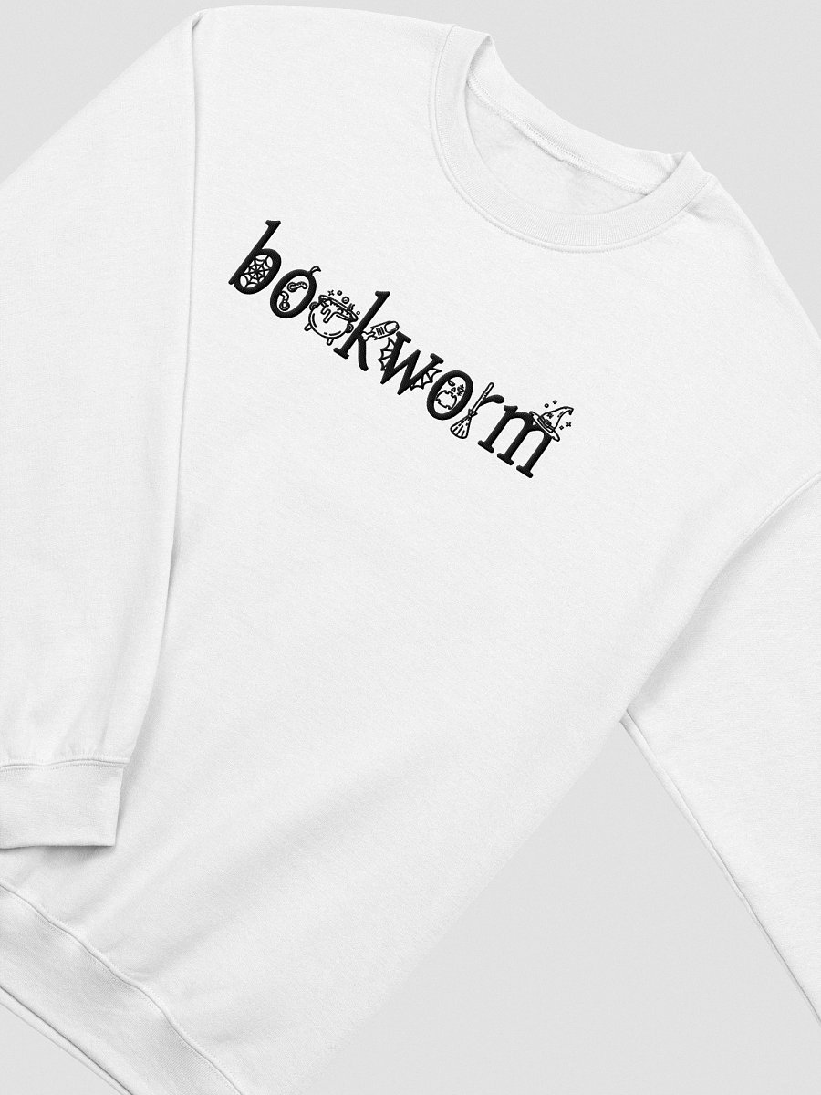 Spooky Bookworm Embroidered Sweatshirt product image (6)