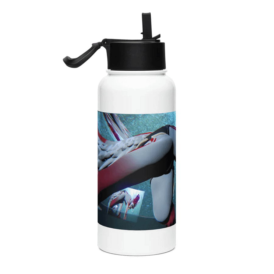 Reinhardt Gaming kitsune water bottle with straw product image (4)