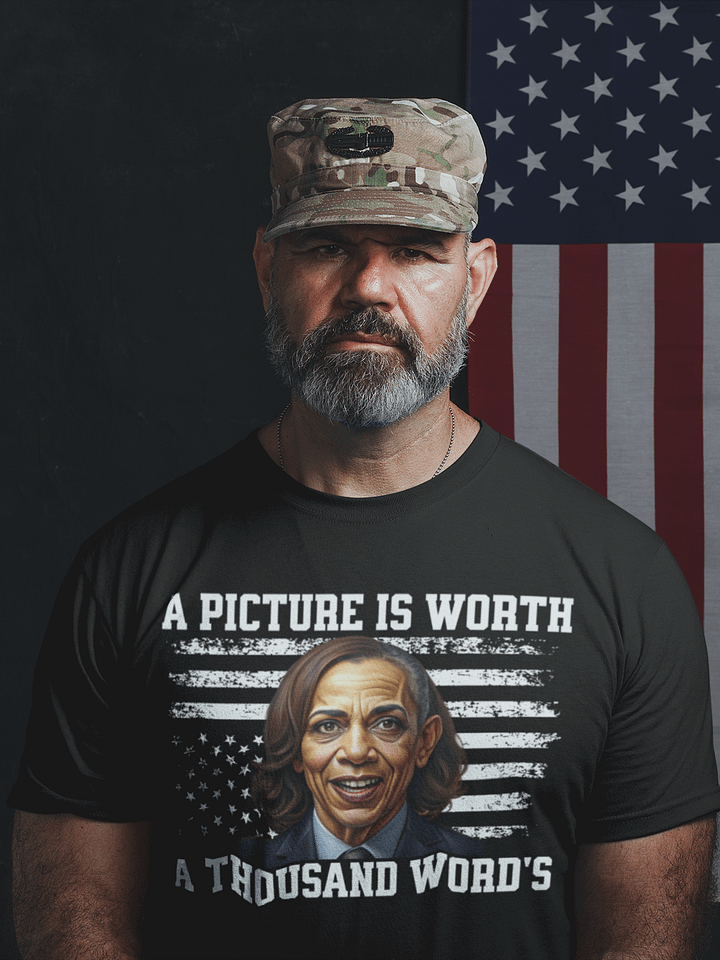 A Picture Is Worth A Thousand Words MAGA 2024 Unisex T-shirt product image (1)