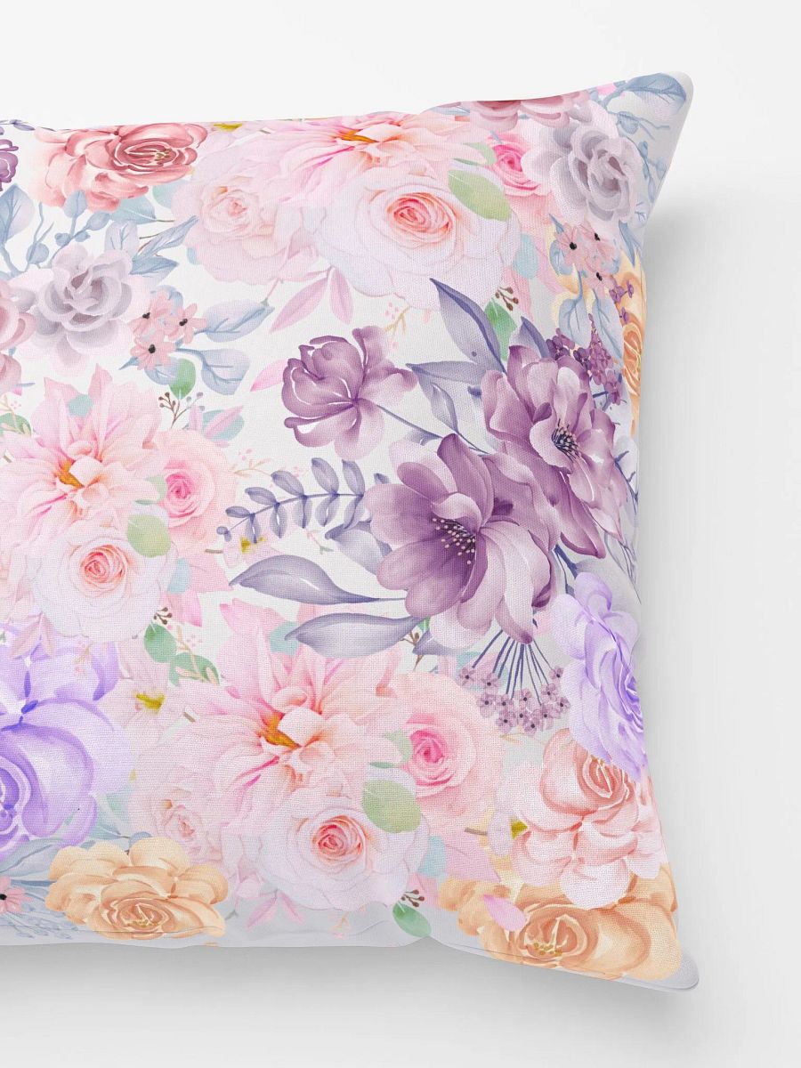 Pastel Floral Dream All-Over Print Pillow product image (3)