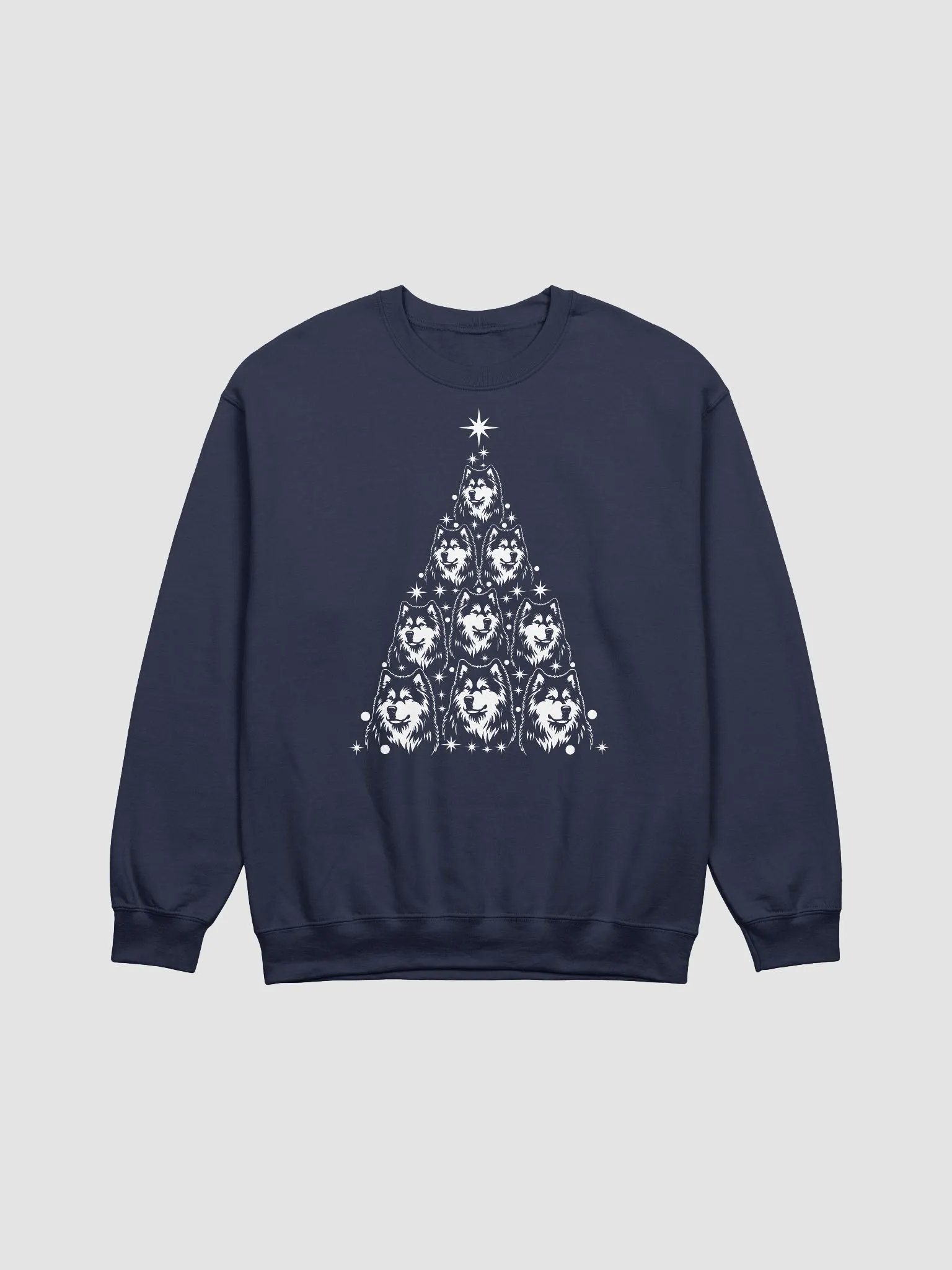 Alaskan Malamute(2) Christmas Tree Sweatshirt Design for Alaskan Malamute Paw-rents product image (18)