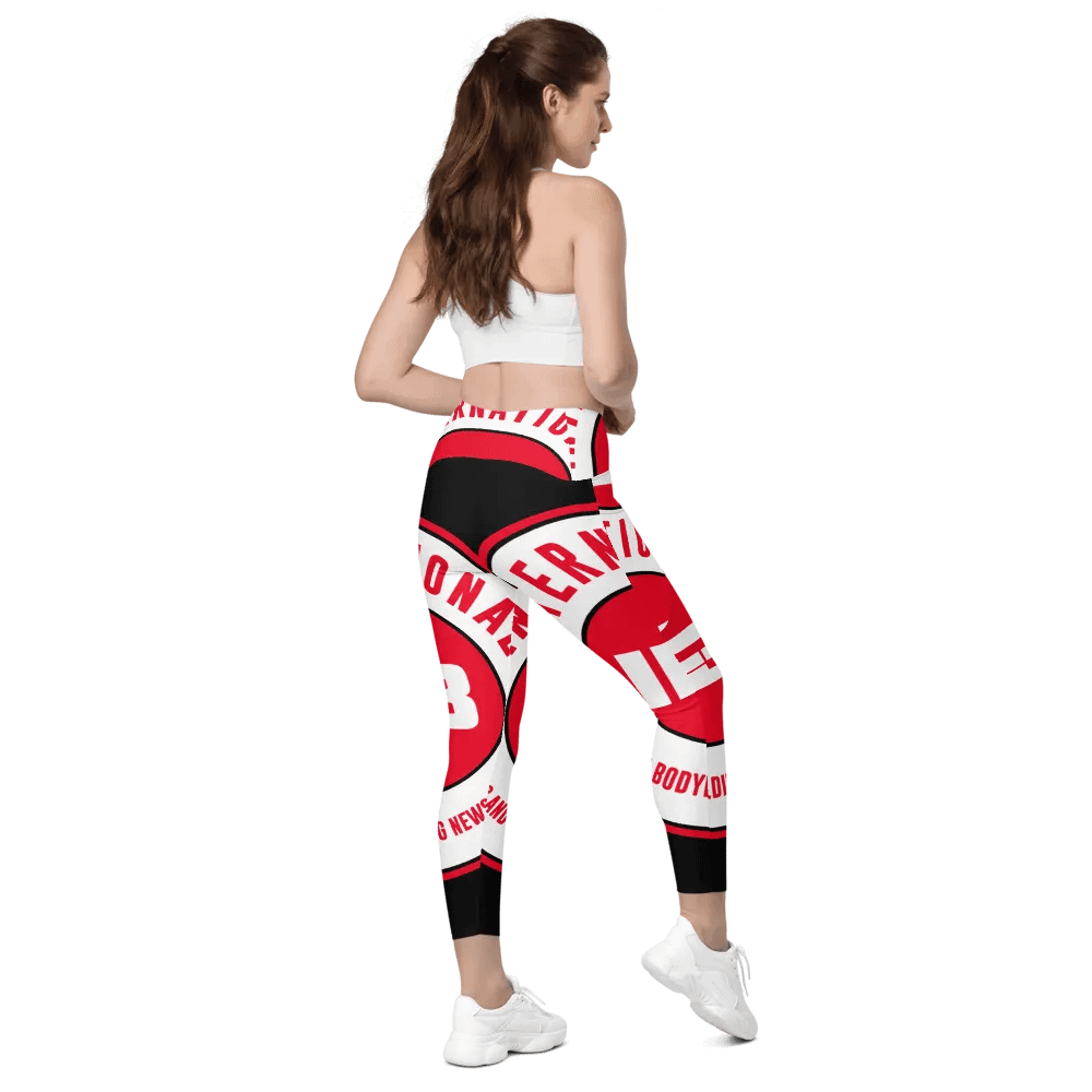 IFBNewsfeed.Org's All-Over Print Crossover Leggings with Pockets product image (8)