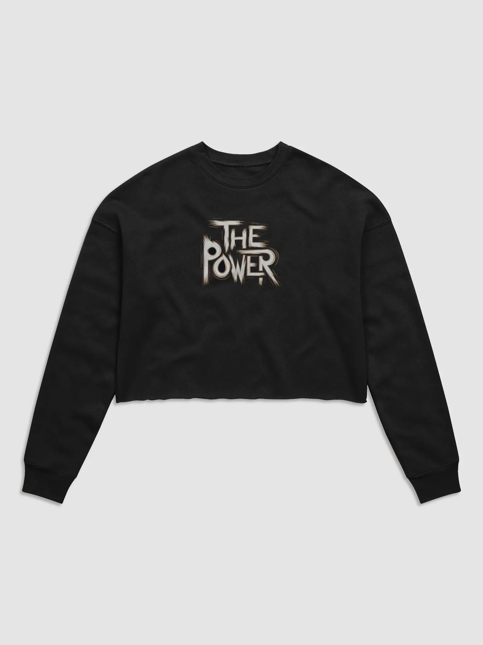The Power Women's Fleece Crop Sweatshirt product image (4)