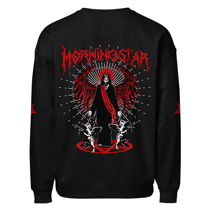 Morningstar All-Over Print Unisex Oversized Sweatshirt product image (2)