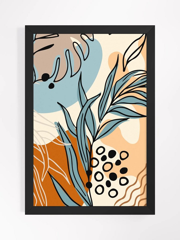 Organic Abstract Harmony Framed Poster product image (4)