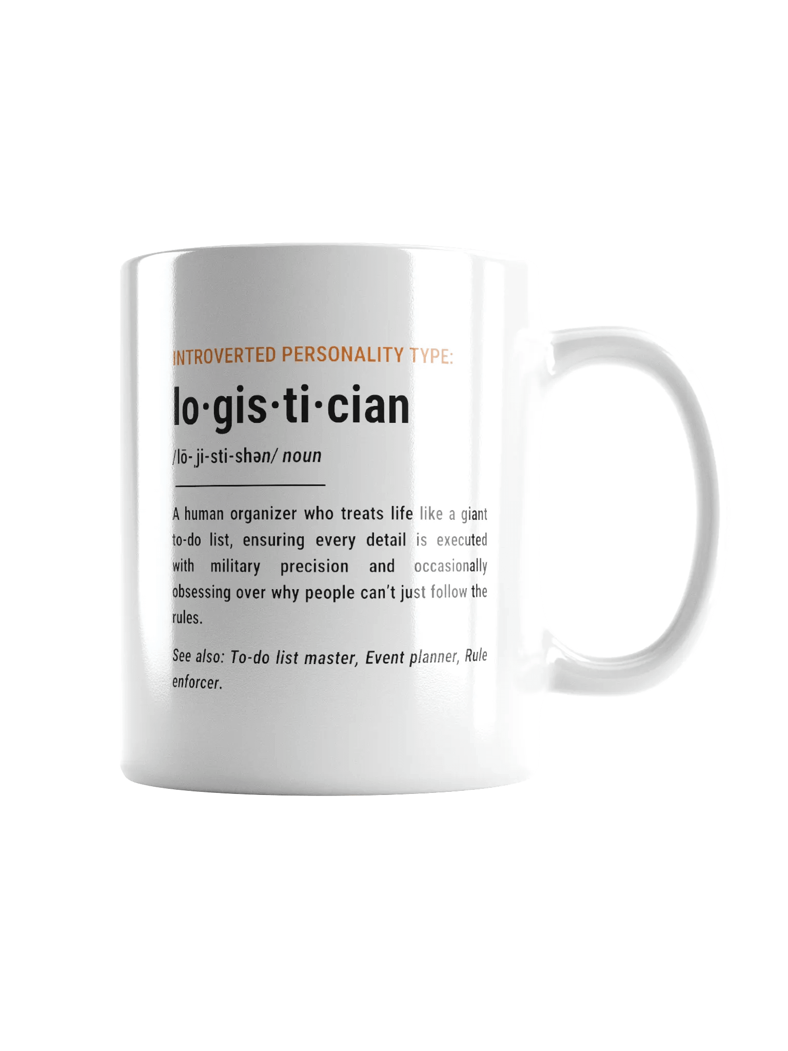 Introverted Personality Type: Logistician Mug product image (2)