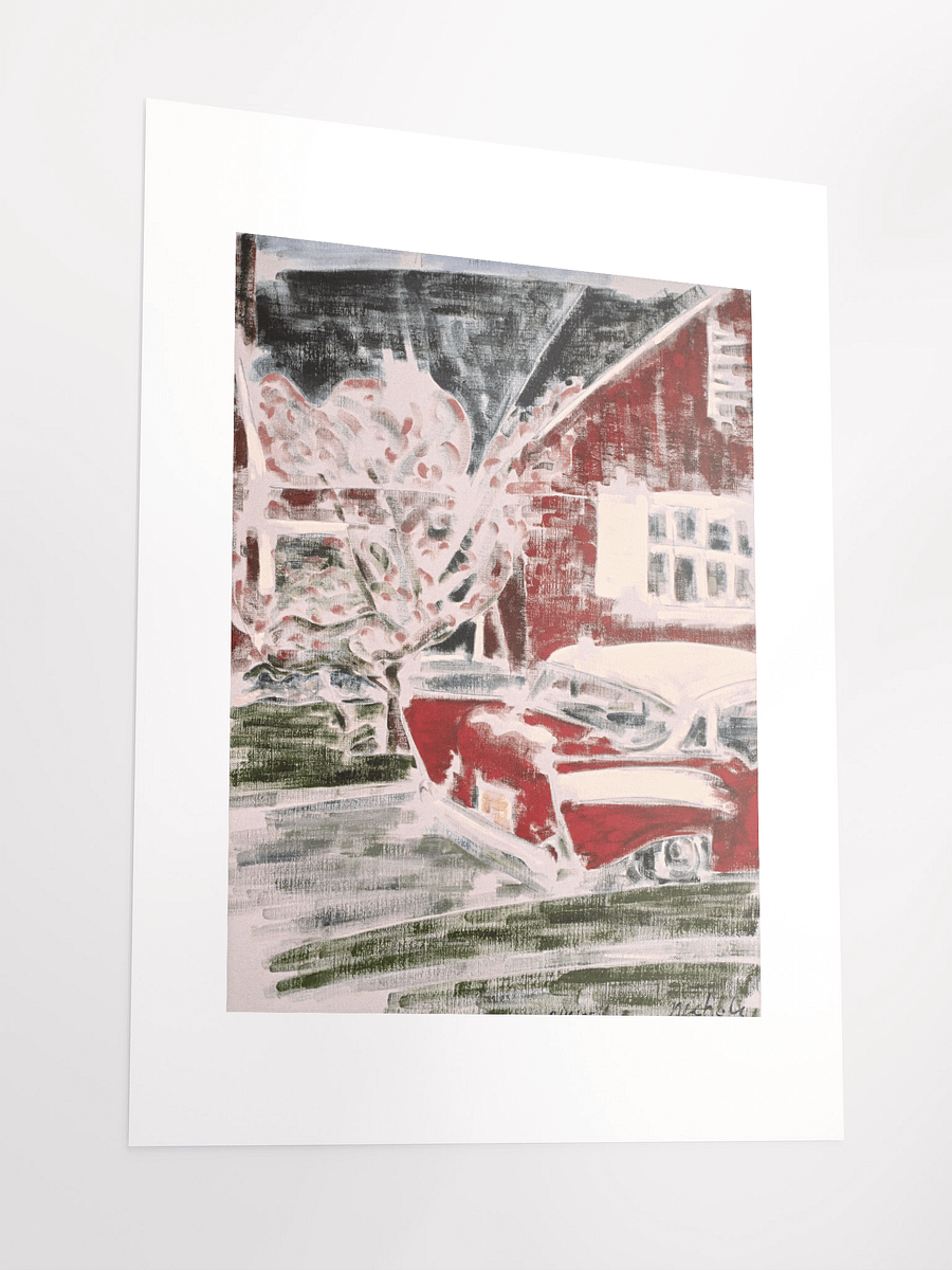 In the Window Behind the Woman 1985 print product image (4)