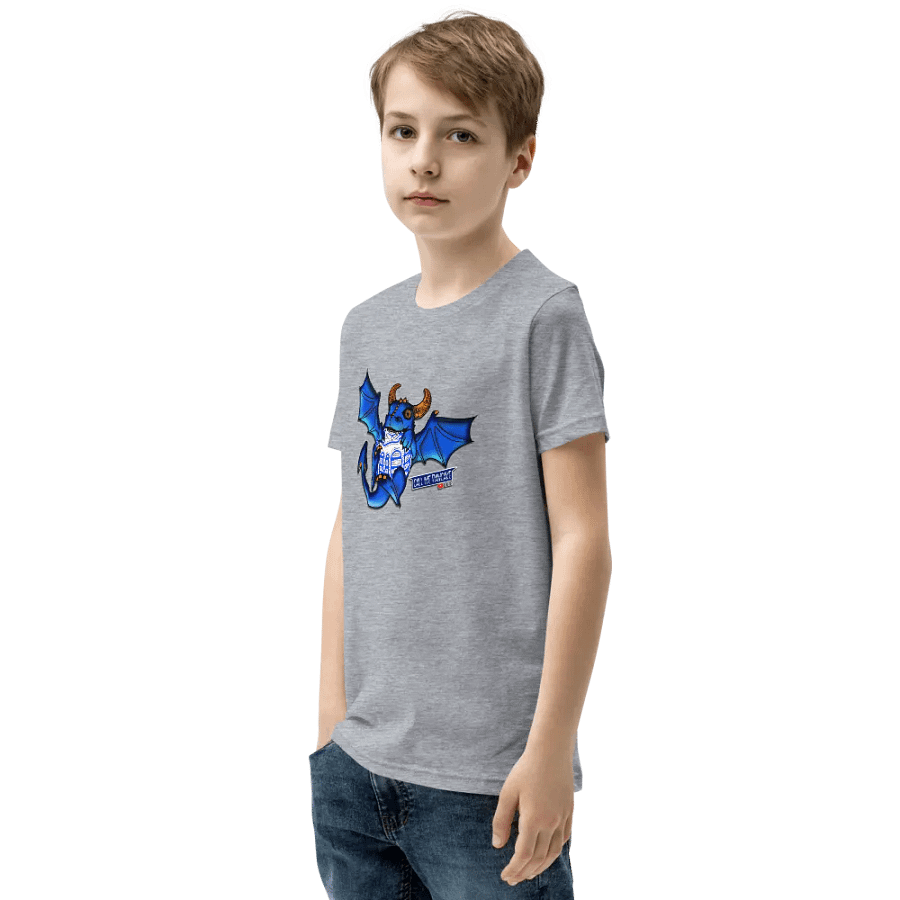 Youth blue baby dragon tee product image (47)