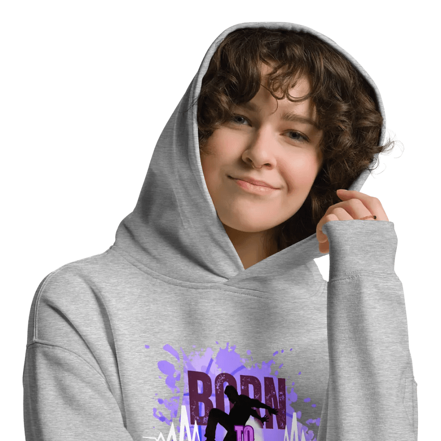 Born to Dance His Silhouette Unisex Oversized Hoodie product image (39)