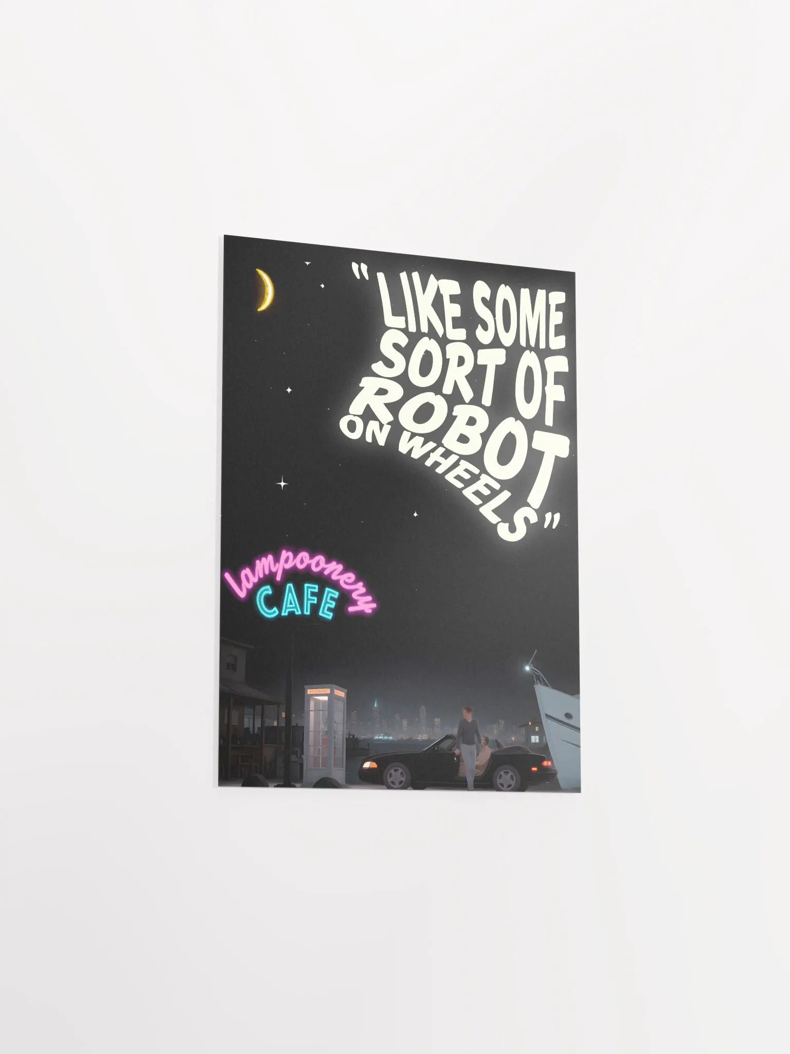 Miami Vice Robot on Wheels Poster! product image (9)