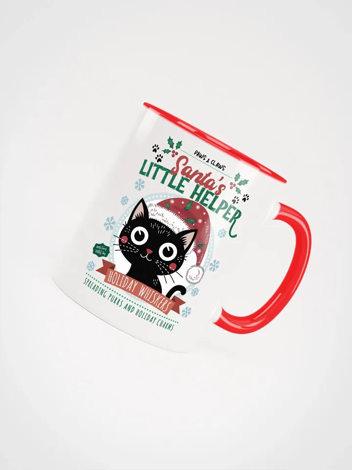 Santa 's Little helper- Bi-color Ceramic Mug product image (1)