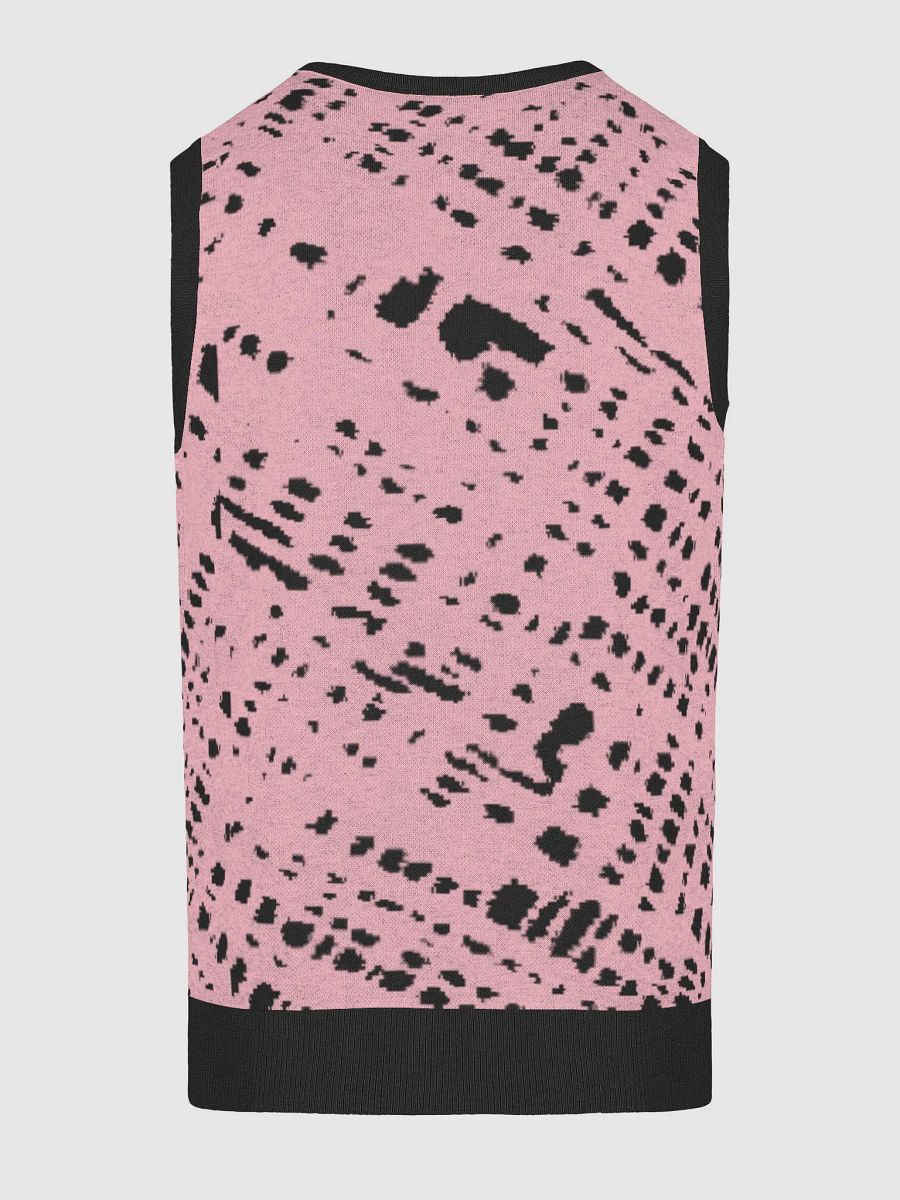 Customizable Jacquard Knit V-Neck Vest product image (19)
