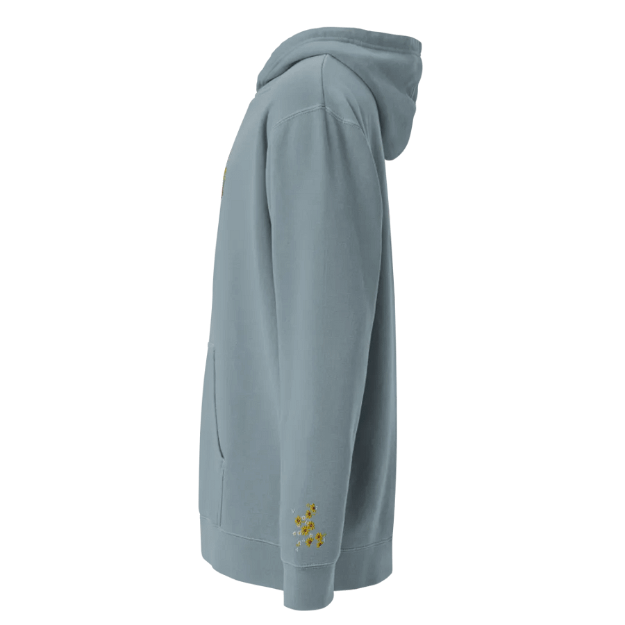 Cute Capybara and Daisy Flower Embroidered Hoodie product image (12)