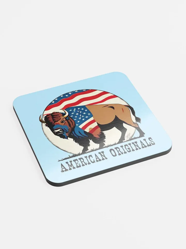 American Original Bison Glossy Coasters product image (2)