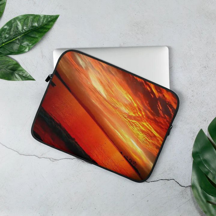 Sunset laptop sleeve product image (3)