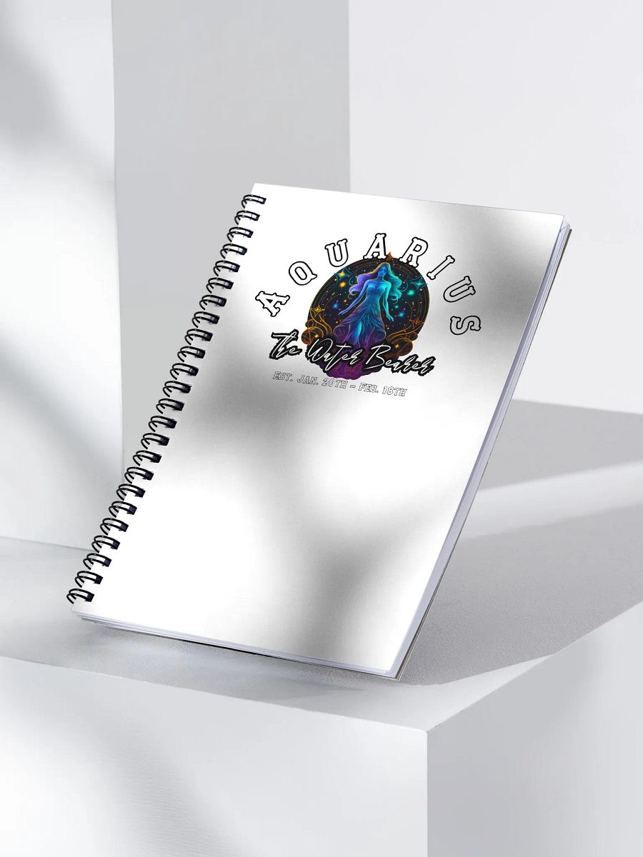 Aquarius - Zodiac Notebook product image (3)