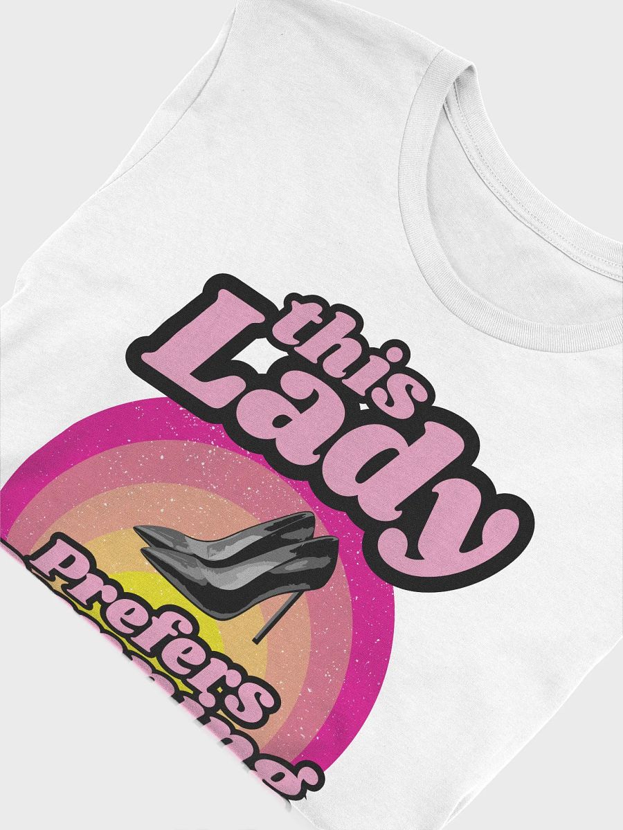 Lady Prefers Running Shoes T-Shirt product image (27)
