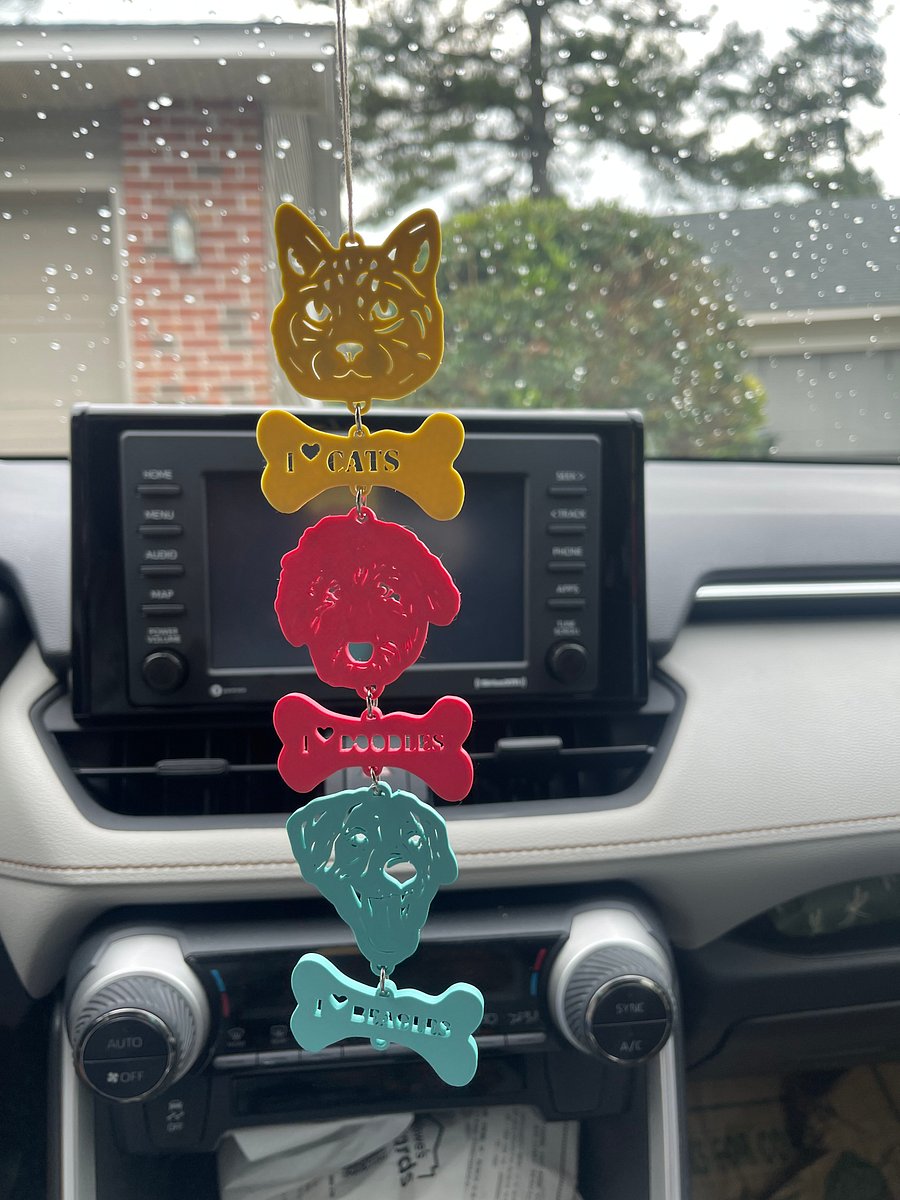 3 Pet Rearview Charm product image (3)