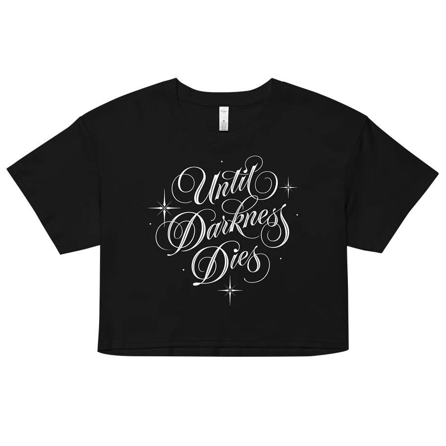 Until Darkness Dies (simple design) Women's Premium Crop Top product image (2)