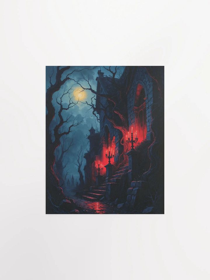 Gothic Scene Moonlight Poster product image (7)