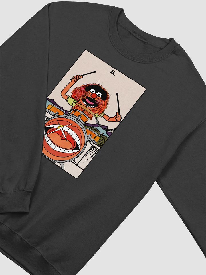 Animal Two of Wands Tarot Card Sweatshirt product image (2)