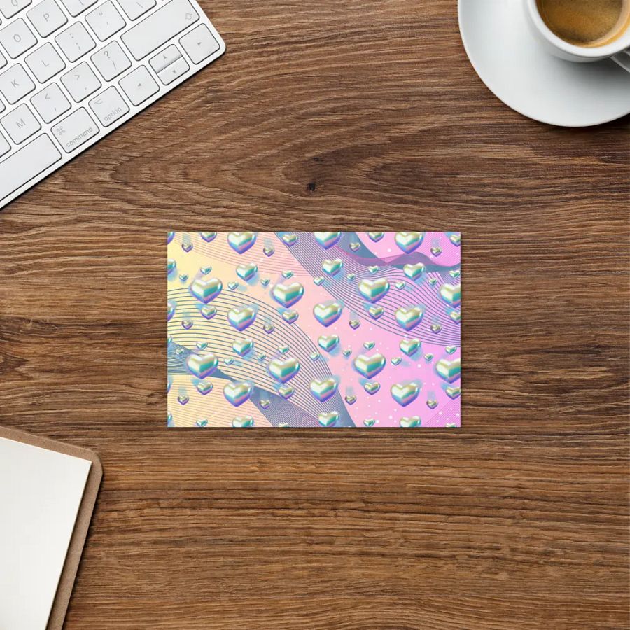 Shimmering Heartbeats Greeting Card product image (8)