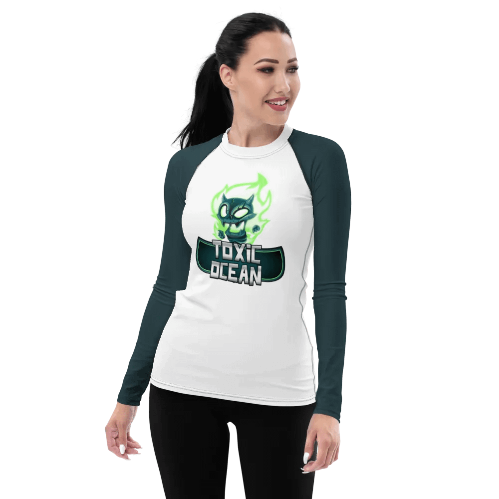 Toxic Ocean Women's Rash Guard product image (3)