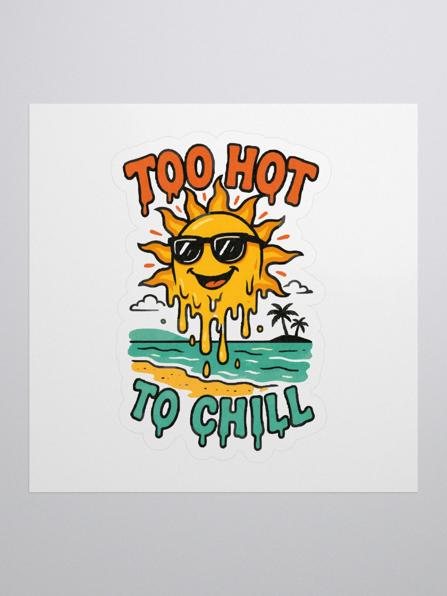 Sunny Daze Kiss Cut Stickers product image (1)