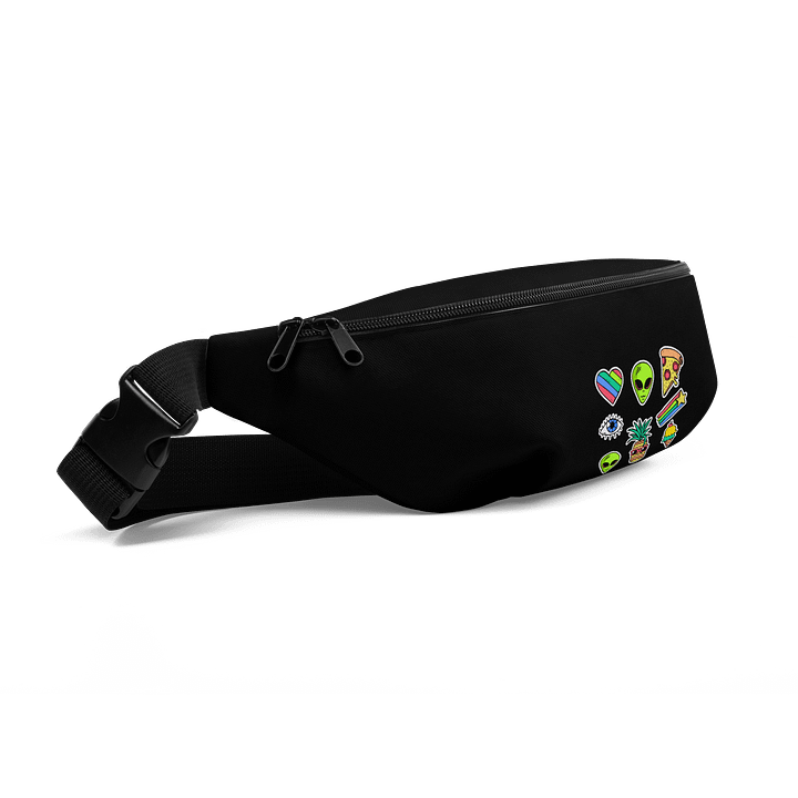 "Martians Take Belfast!" Roswell Aliens Black Fanny Pack (Waist Bag) product image (2)