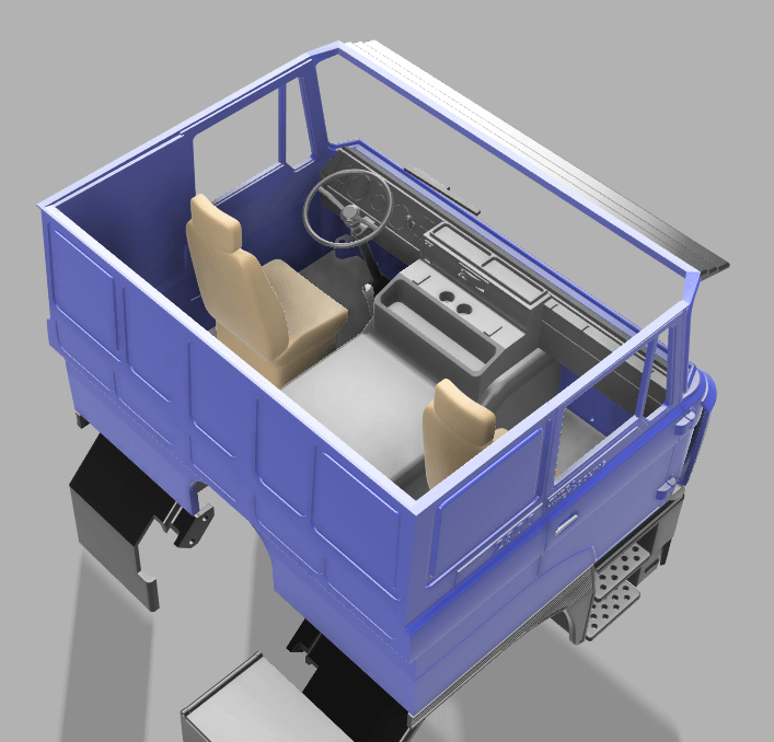 stl files for 1/14 Daf 2800 cab product image (3)