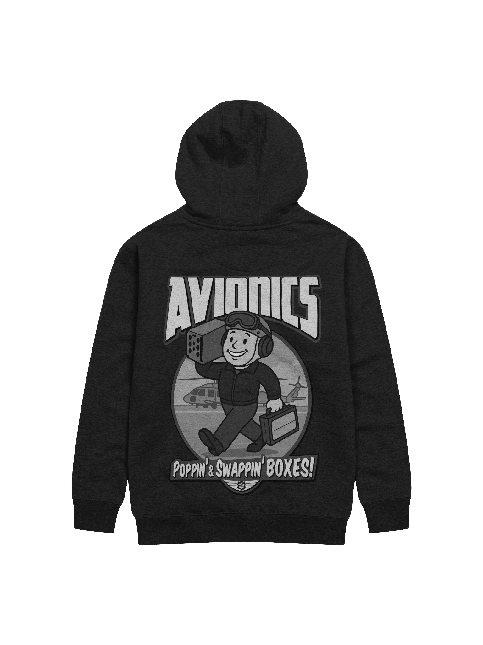 "AT: Swappin" B/W Hoodie product image (1)