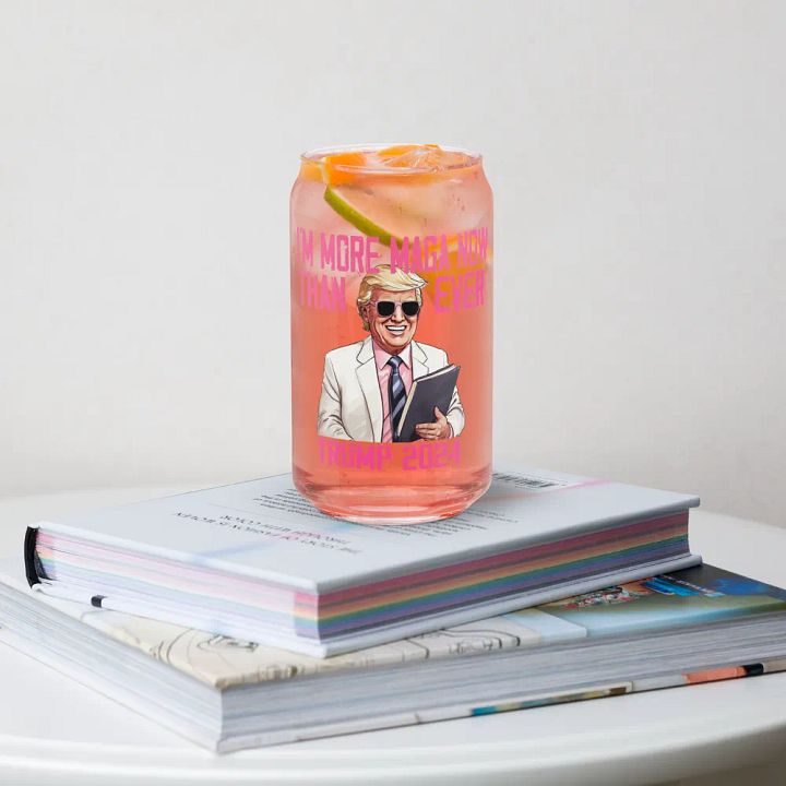 MAGA- Trump 2024 Can-Shaped Glass product image (1)