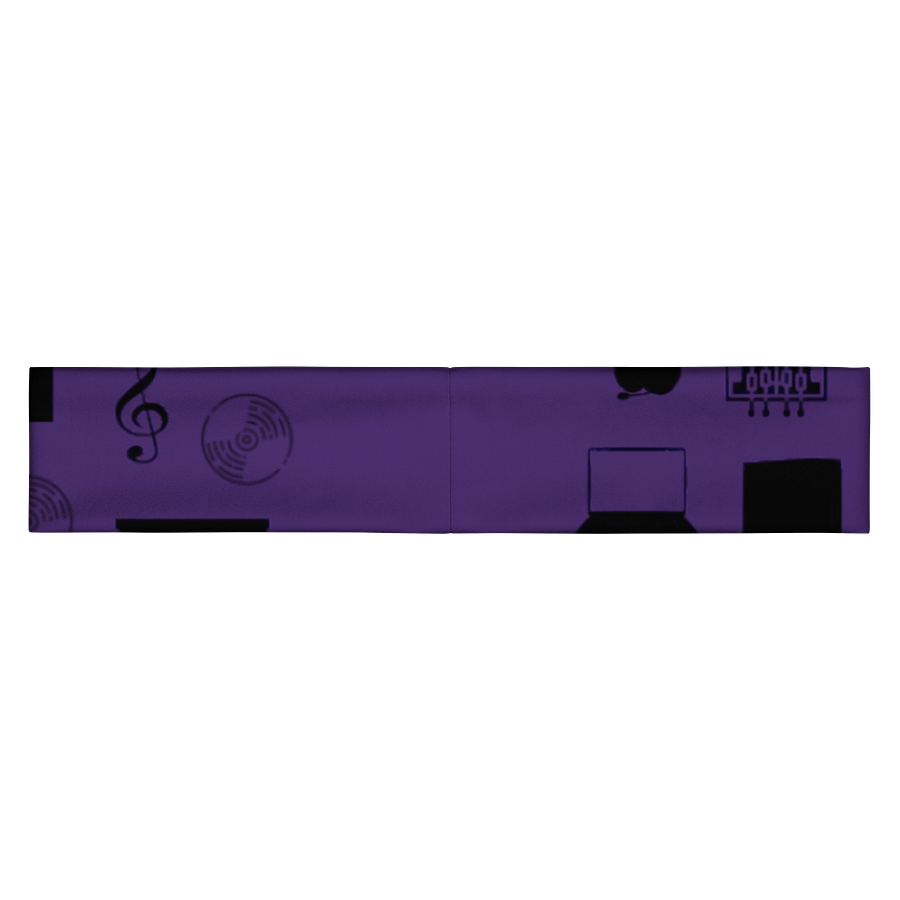 Purple Vlog Academy All-Over Print Headband product image (2)