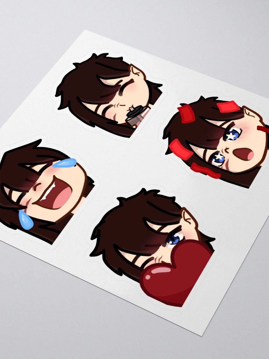 Chibi Cornell Emote Stickers! product image (7)